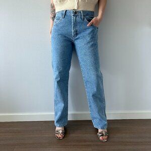 Wrangler High Rise Straight Leg Jeans